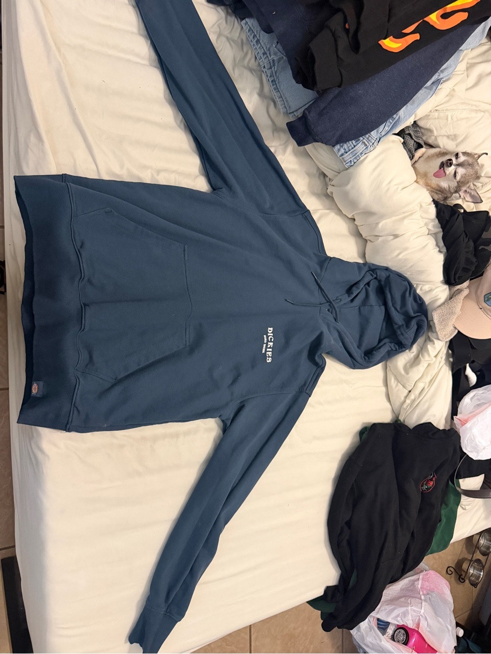 Dickies Teal Blue Pullover Hoodie